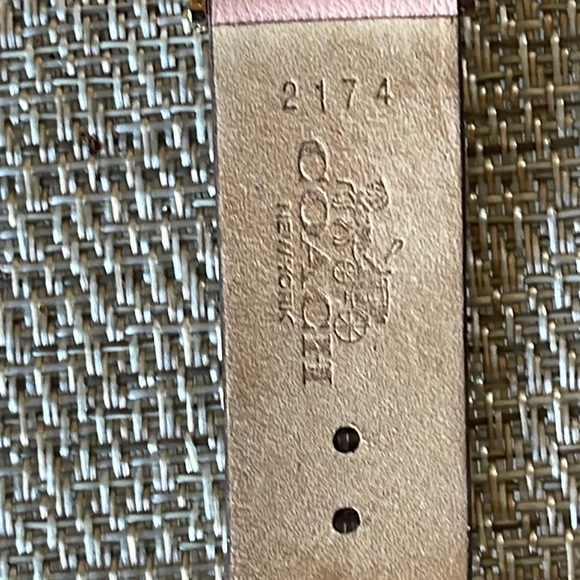 NWT COACH PERRY BLUSH PINK LEATHER STRAP TEA ROSE WATCH - Picture 13 of 17
